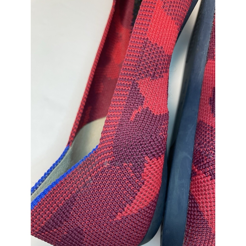 Rothy's The Point Flats Slip On Women's Size 7 Red camouflage Pattern - Picture 10 of 15